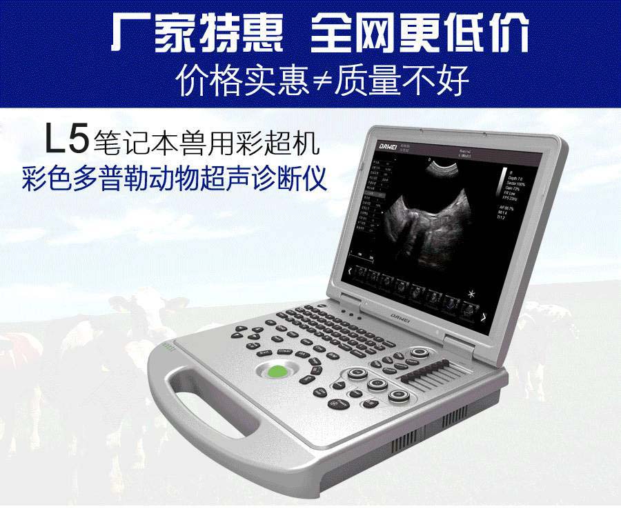 L5便攜獸用B超機